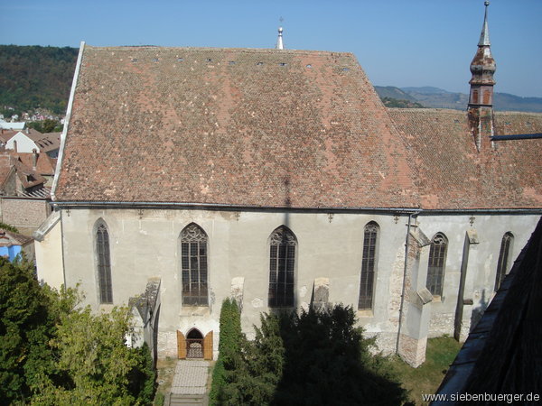Die Klosterkirche vom Stundturm gesehen