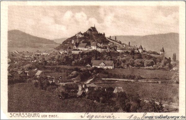 Schburg-Postkarte 1908
