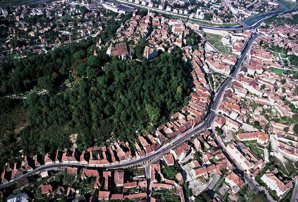 Schäßburg - Luftbild Nr. 4