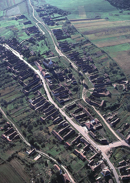 Scharosch bei Fogarasch - Luftbild Nr. 2