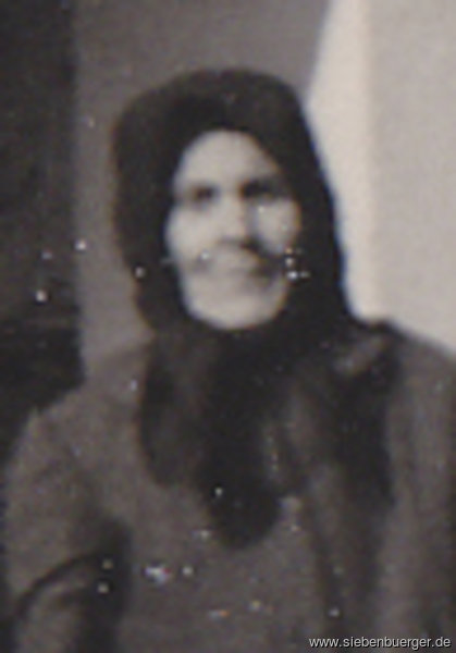 Urgromutter Sofia Kaiser, geb. Schindler, gesch. Wardeiner im Sommer 1960