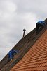 Arbeiten am Dach der Jakobuskirche 2017