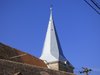 Das 2017 sanierte Kirchendach und die renovierte Blechhaube des Turms der Jakobuskirche