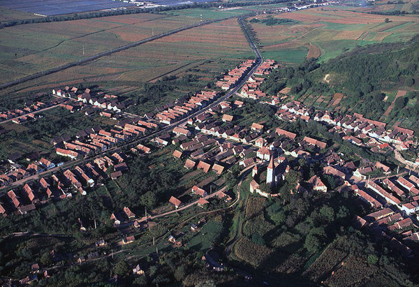 Scharosch an der Kokel - Luftbild Nr. 2