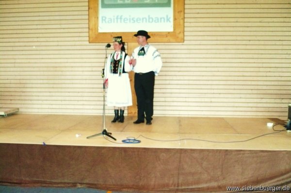 Das "Brautpaar" in Estenfeld 2009