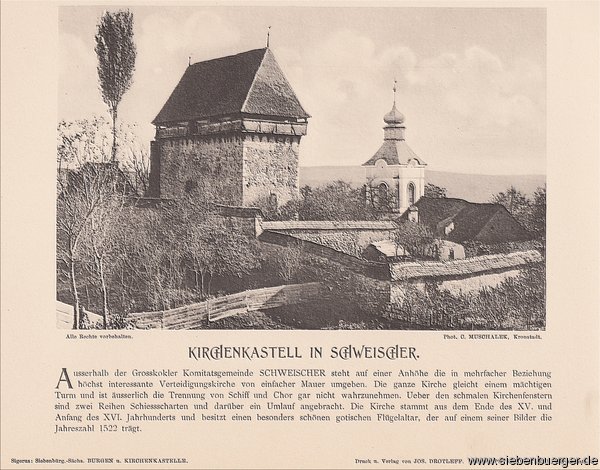 Schweischer - Kirchenkastell um 1900
