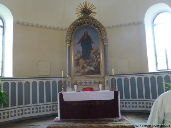 Altar der EV Kirche 2015