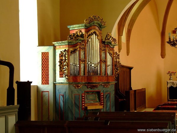 Streitforter Orgel in Wolkendorf /bei Kronstadt/Burzenland