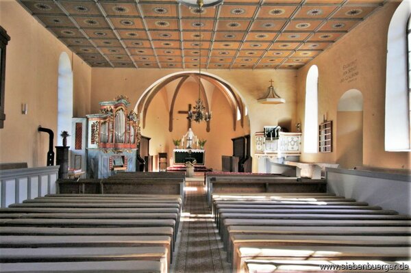 Streitforter Orgel in der Wolkendorfer evang. Kirche im Burzenland