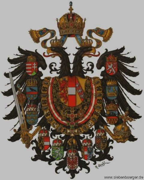 Wappen Siebenbrgens aus der kaiserlichen und kniglichen Monarchie, also sterreich-Ungarische Monarchie, Habsburger Monarchie 