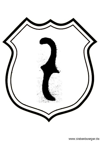 Wappen aus Streitfort im Repser Lndchen mit dem Viehbrandzeichen dieses Ortes im Haferland 