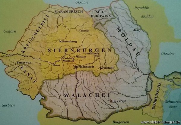 Landkarte Rumnien