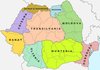 Rumänien - Landkarte mit Regionen