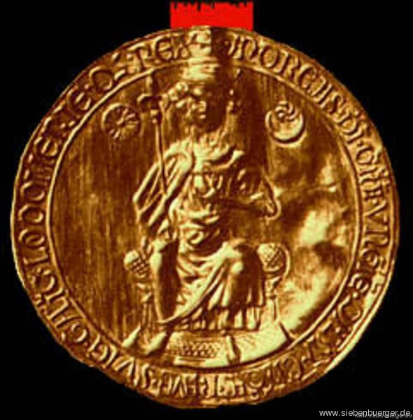 Siegel des Goldenen Freibriefs der Siebenbrger Sachsen 