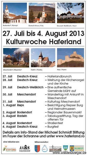 Plakat der Kulturwoche Haferland