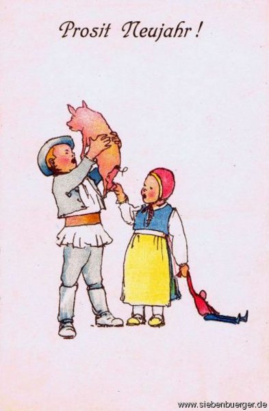 Postkarte-Siebenbürgen um 1920