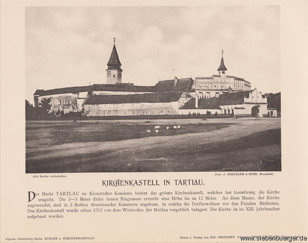 Tartlau - Kirchenkastell um 1900
