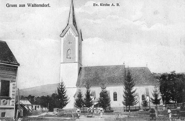 Waltersdorf: Kirche um 1910
