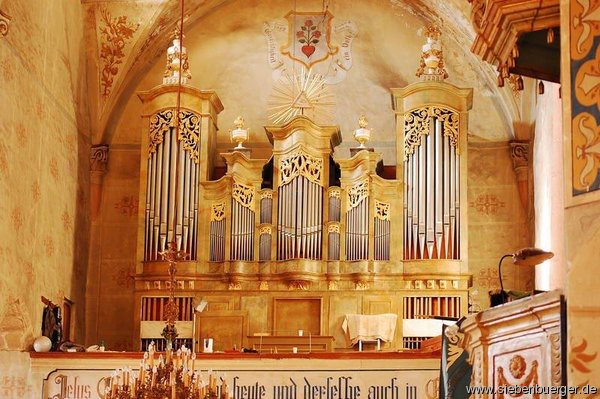Die Prause-Orgel in Weidenbach (im Burzenland)