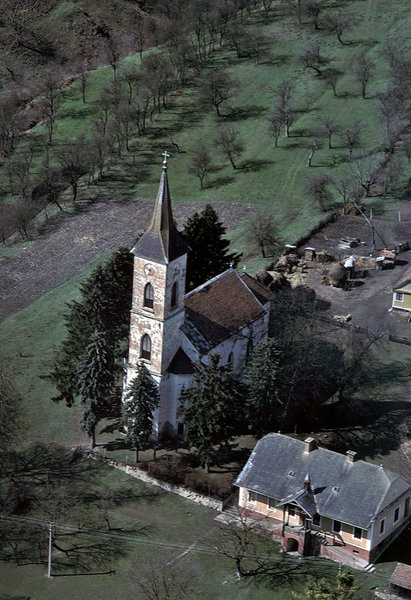 Weißkirch bei Bistritz - Luftbild Nr. 3