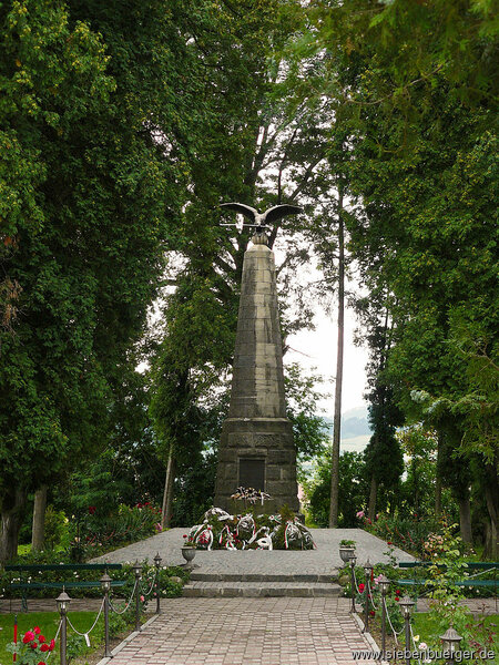 Pet&#337;fi-Denkmal an die Schlacht bei  Schburg