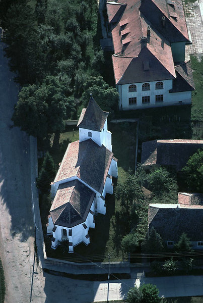 Weißkirch bei Schäßburg - Luftbild Nr. 3