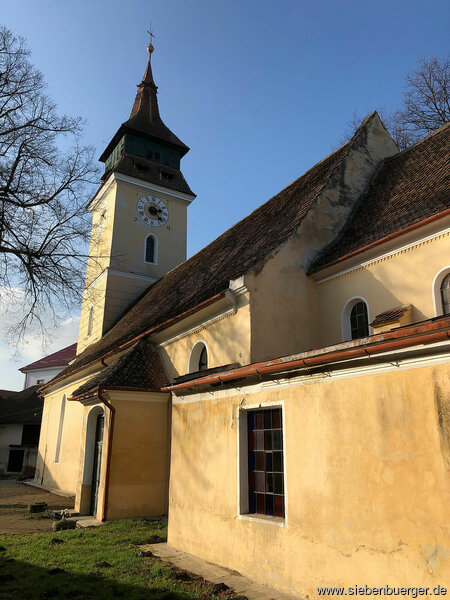 Kirche in Wolkendorf bei Kronstadt