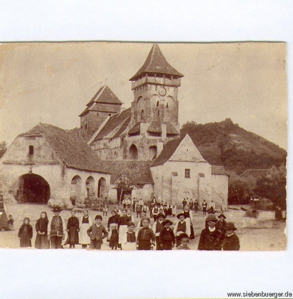 Kirchenburg Wurmloch um 1860