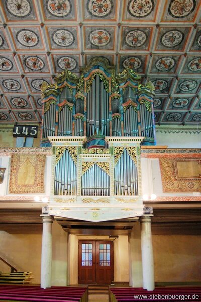 Prause-Orgel in der Zeidner Kirche