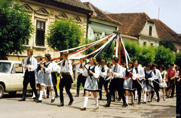 Aufmarsch ins Zeidner Schulfest (1979)