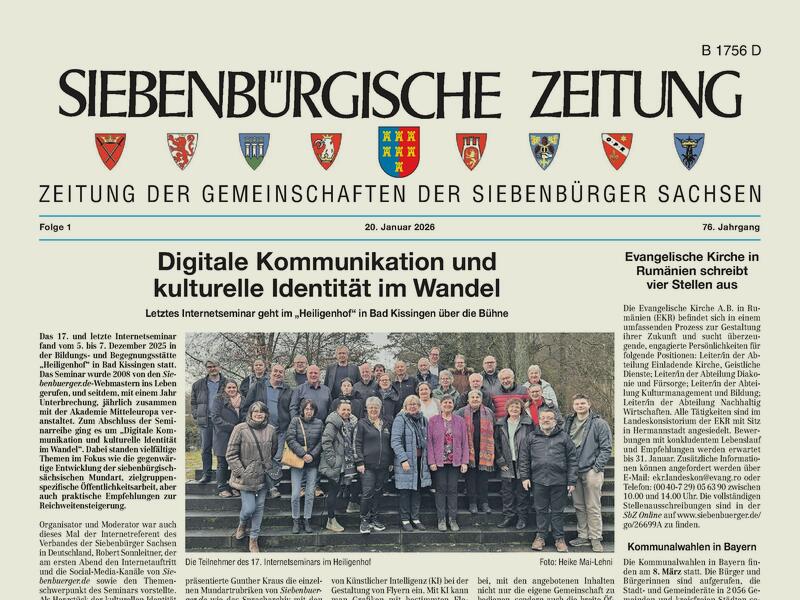 Druckausgabe der aktuellen Zeitung