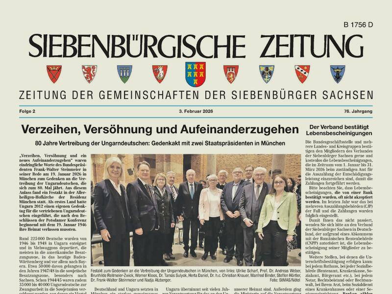 Druckausgabe der aktuellen Zeitung