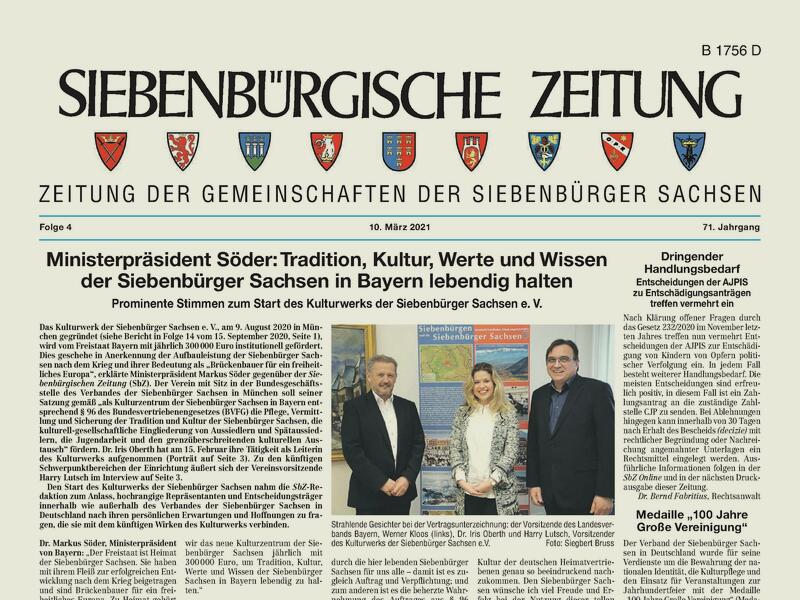Druckausgabe der aktuellen Zeitung