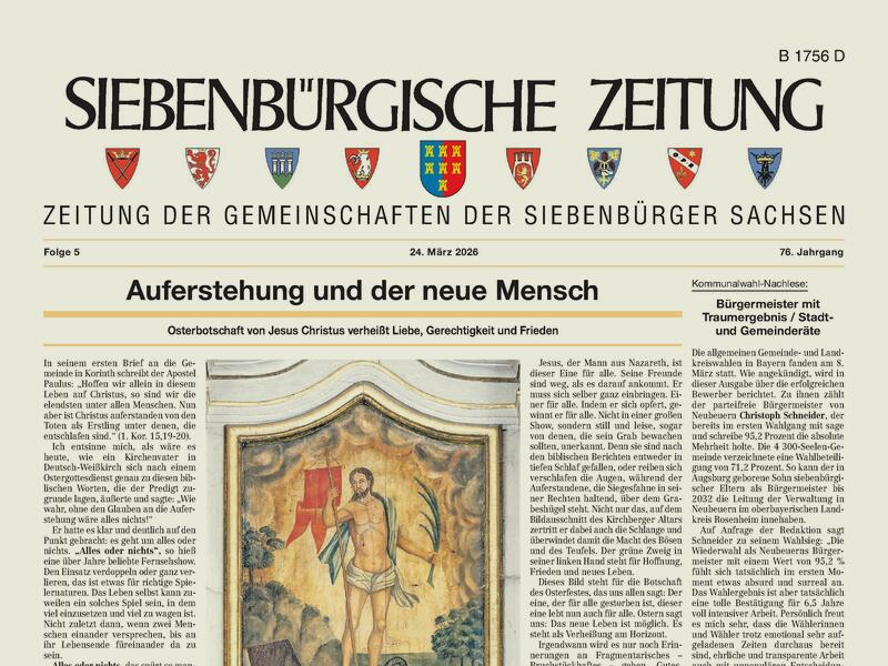Druckausgabe der aktuellen Zeitung