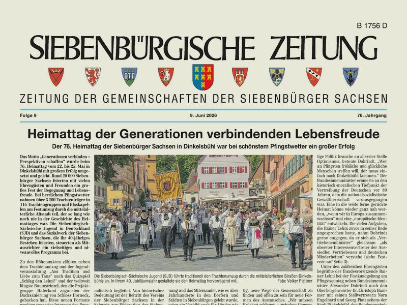 Druckausgabe der aktuellen Zeitung