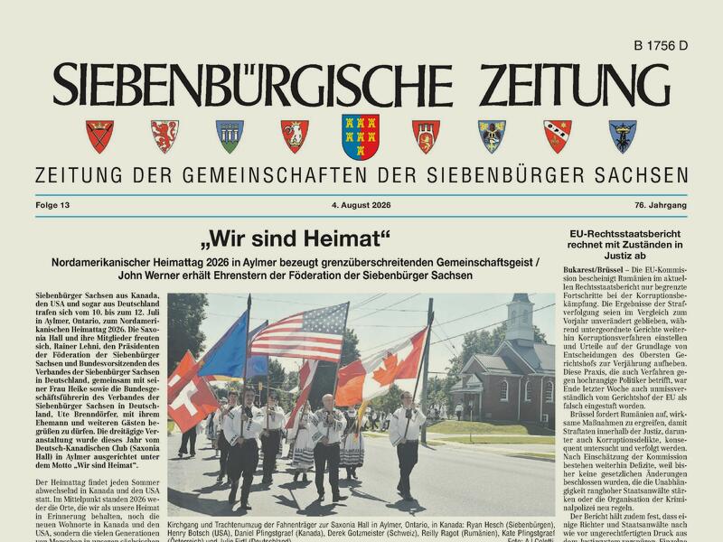 Druckausgabe der aktuellen Zeitung