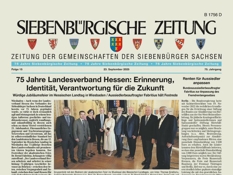 Druckausgabe der aktuellen Zeitung