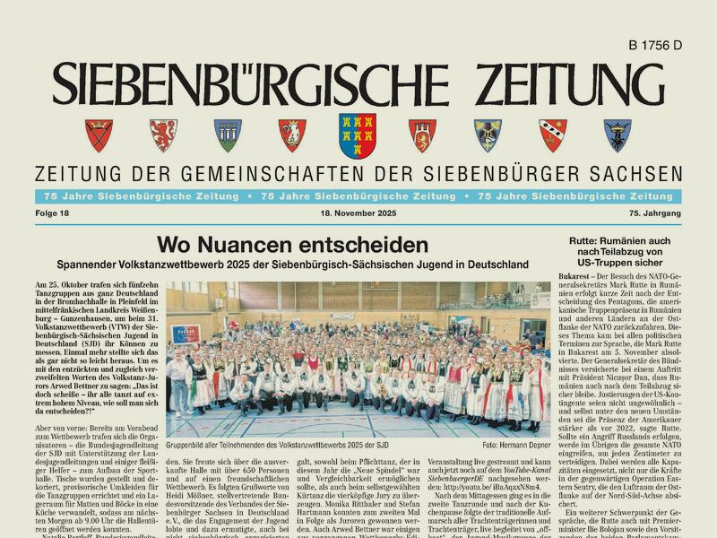 Druckausgabe der aktuellen Zeitung