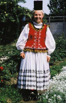 Konfirmandin in Jaader Tracht. 1987 (Archiv Sedler)
