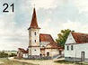 Aquarell: 21 Klosdorf 1