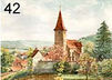 Aquarell: 42 Scharosch b. Mediasch