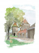 21. Kirchenburg Großau mit Speckturm 21. Kirchenburg Großau mit Speckturm