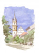 178. Bistritz - Westturm Stadtpfarrkirche 178. Bistritz - Westturm Stadtpfarrkirche